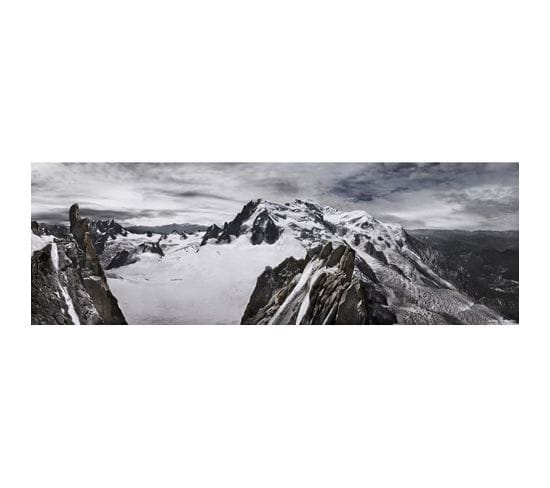 Tableau Sur Toile Domaine Du Mont Blanc 30x97 Cm