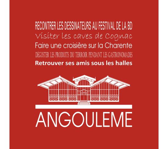 Tableau Sur Toile Angoulême Tango 30x30 Cm