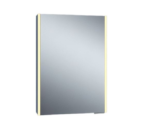 Armoire De Toilette Aluminium Modèle Nev 50 70x50xcm - Pradel - 730032