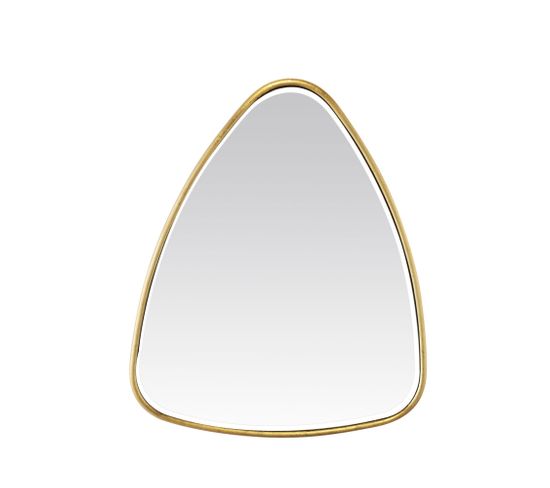 Ners - Miroir Triangle 42x50 Cm - Couleur - Or