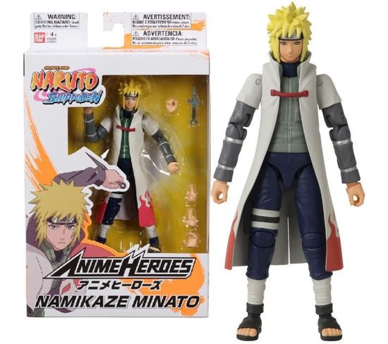 Bandai Anime Heroes - Naruto Shippuden - Figurine Anime Heroes 17 Cm - Namikaze minato