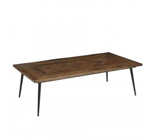 Kiara - Table Basse Rect. 135x70cm Formes Géométriques