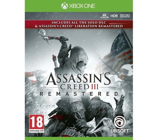 Pack Assassin's Creed 3 + Ac Liberation Remaster Jeux Xbox One