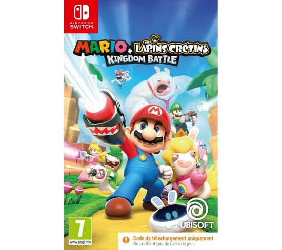 Mario + Les Lapins Crétins Kingdom Battle (code Dans La Boite) Jeux Switch