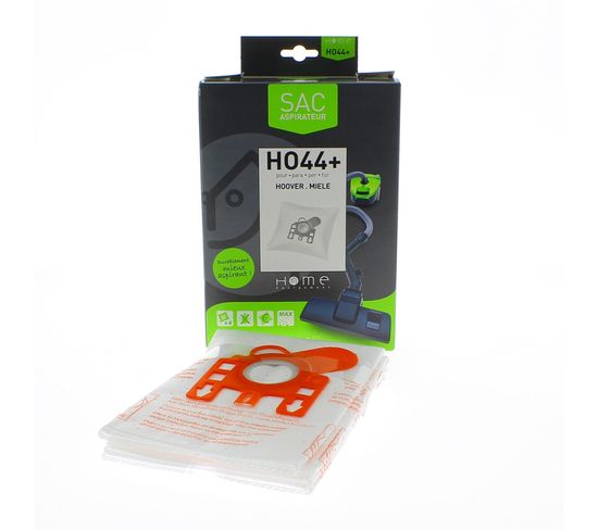 Sacs Microfibres Adaptable Par 4  Heho44+ Pour Aspirateur Hanover, Hanseatic, Hoover, Miele, S [...]