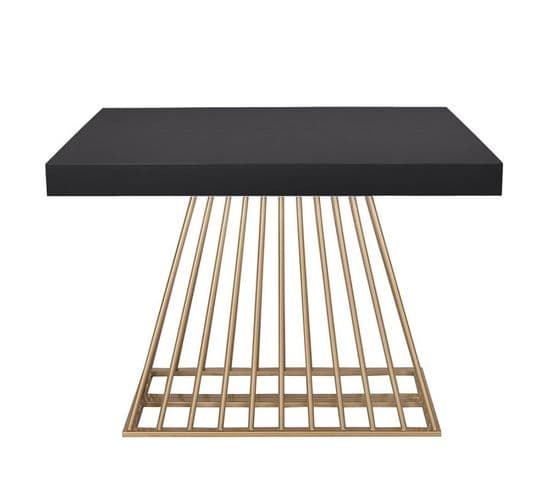 Table Extensible Design "build" 90-240cm Noir
