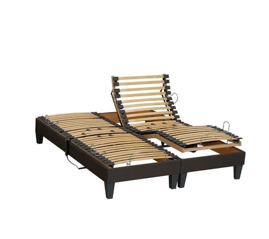 Lot 2 Sommiers Relaxation Electrique Vanessa - 2x80x200