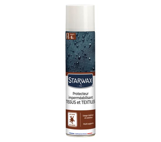 Spray imperméabilisant pour STARWAX tissus et textiles 300 ml