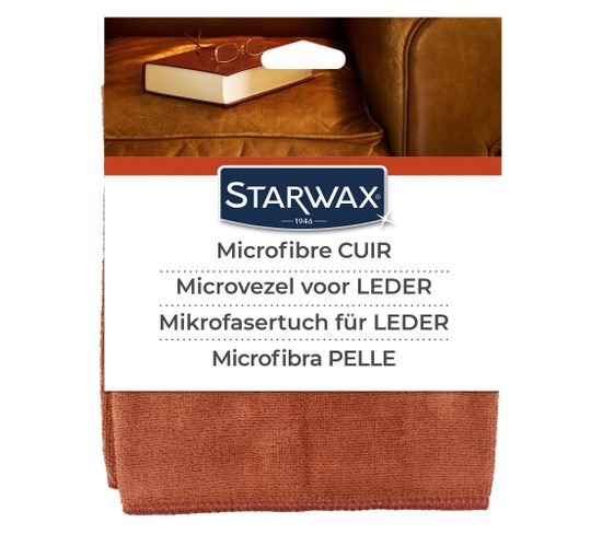 entretien cuir STARWAX Lavette microfibre cuir