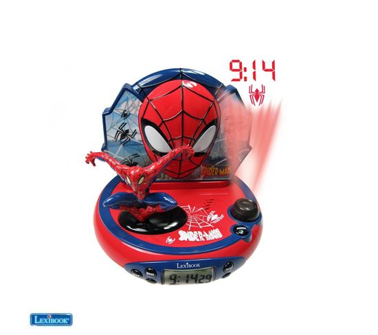 Réveil Projecteur Spiderman En 3d Avec Des Sons De Super-héros