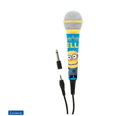 Microphone Haute Sensibilité Câble 2,5m Les Minions