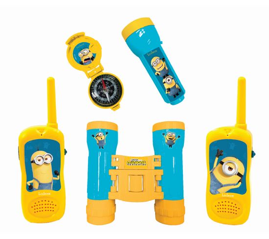 Kit D’aventurier Avec Talkie-walkies Portée 120m Les Minions