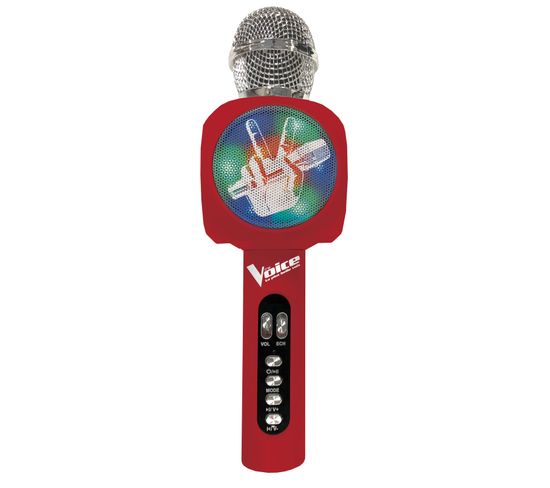 Micro Karaoké Sans Fil Avec Enceinte Bluetooth® The Voice, Lumières Et Fonction Changement De Voix