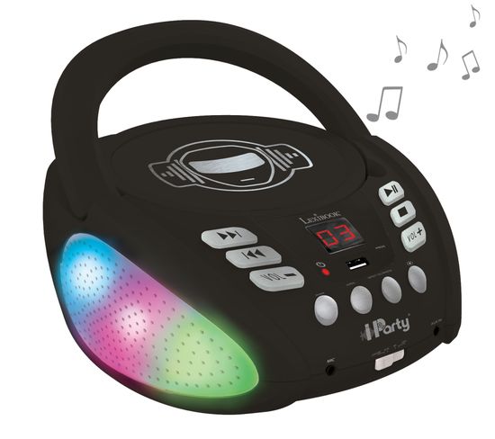 Iparty Bluetooth Light Cd Player With Usb
