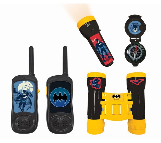 Kit D’aventurier Batman Avec Talkie-walkies Portée 120m, Jumelles Et Boussole
