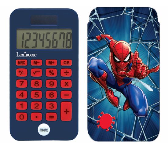 Calculatrice De Poche Avec Couvercle De Protection Spider-man