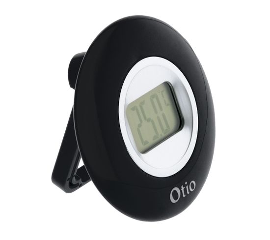 Thermomètre Intérieur à Écran LCD - Noir - Otio
