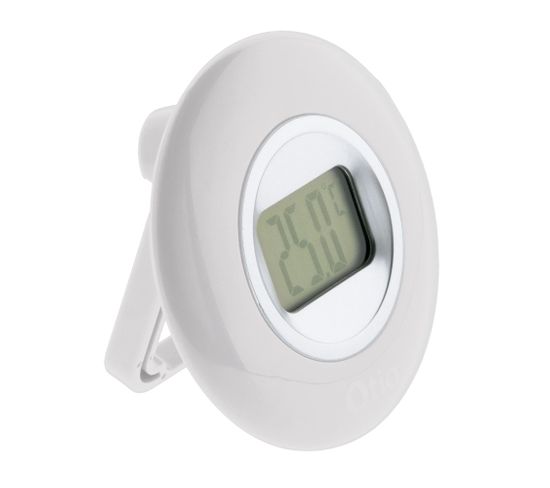 Thermomètre Intérieur à Écran LCD - Blanc - Otio
