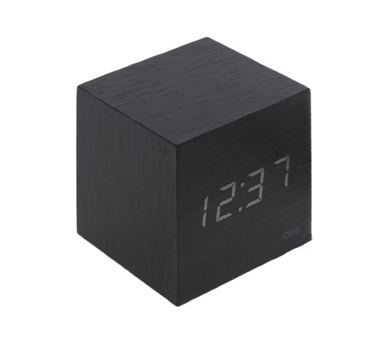 Thermomètre Cube Finition Effet Ébène