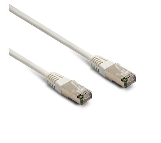 Câble Ethernet Rj45 Cat 5e Mâle/mâle Droit - Ftp 10 M