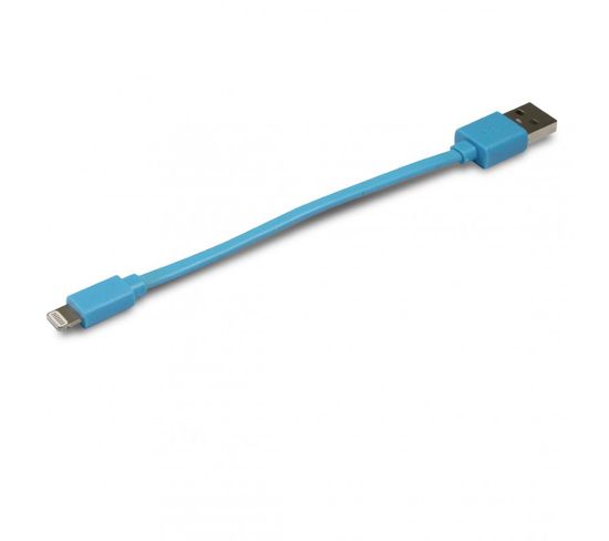 Câble Pops Cable Mfi /usb-a Pour iPhone iPad 0,15 M - Bleu