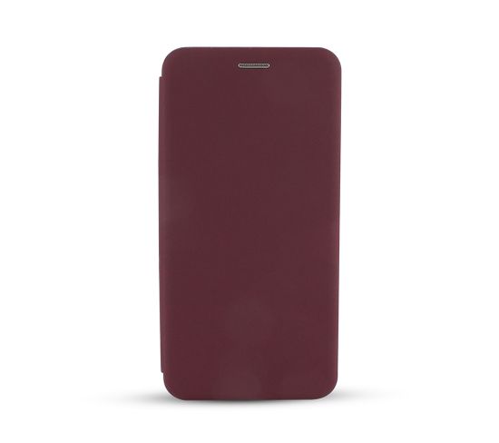 Etui Folio Soft Touch Pour Samsung A02s - Bordeaux
