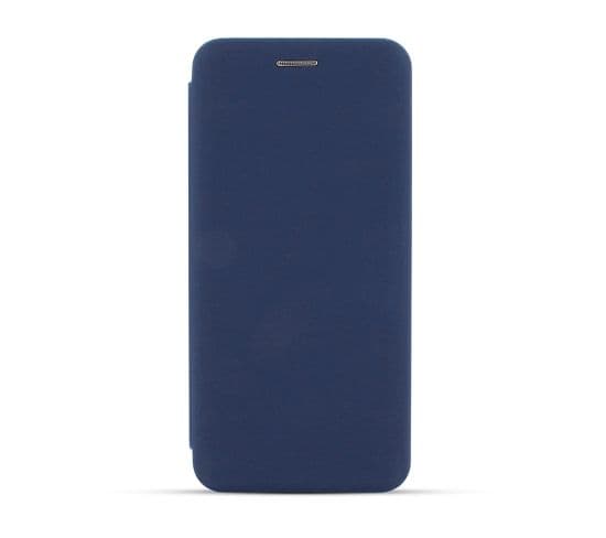 Etui Folio Soft Touch Pour Samsung A12 - Bleu