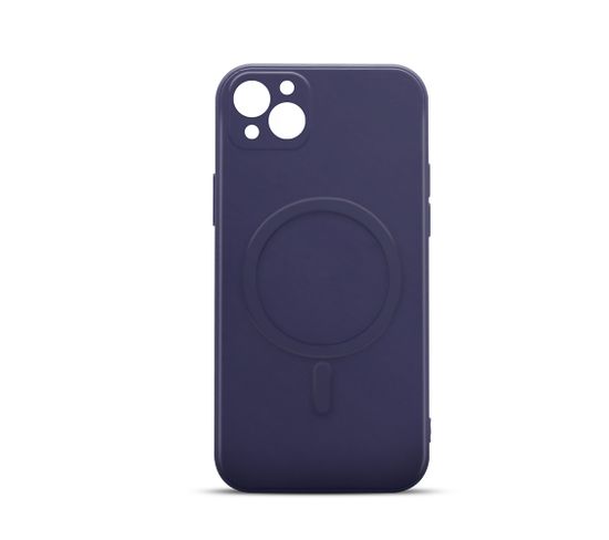 Coque Souple Compatible Magsafe Pour iPhone 13 Mini - Bleue