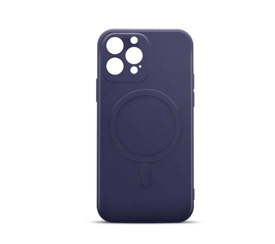 Coque Souple Compatible Magsafe Pour iPhone 13 Pro - Bleue