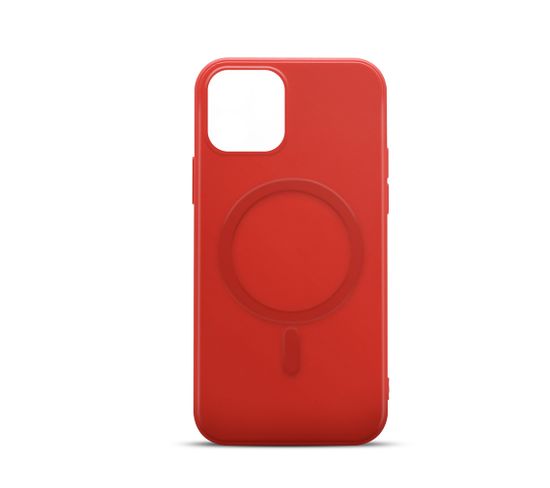 Coque Rigide Compatible Magsafe Pour iPhone 14 - Rouge