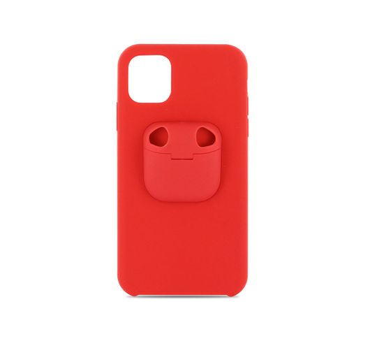 Coque Semi-rigide Ultimate Soft Touch 2-en-1 Pour iPhone 11 - Rouge