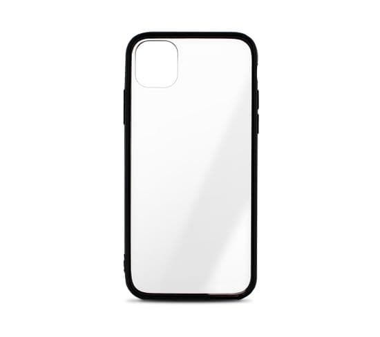 Coque Semi-rigide Color Edge Pour iPhone 12 Mini - Contour Noir