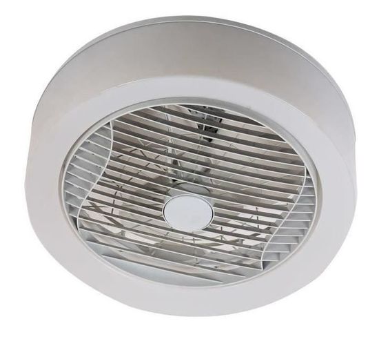 Air-light Crown - Ventilateur De Plafond Blanc 40 cm 95w Avec Couronne D'éclairage LED