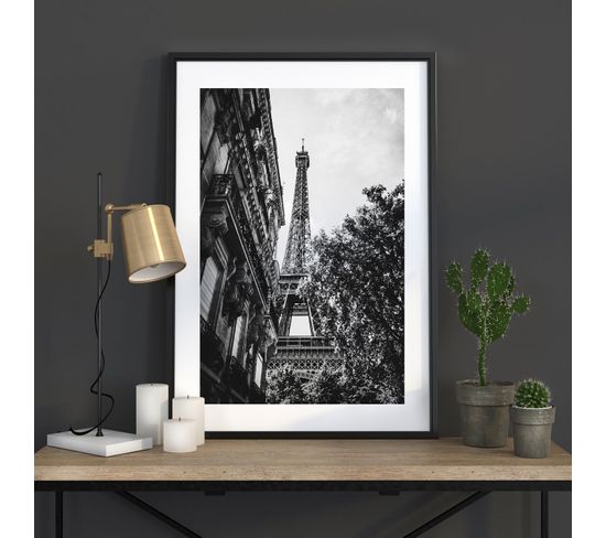 Image 30x40 cm PARIS HAUSSMANNIEN Noir