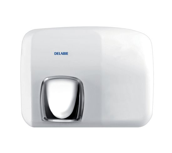 Sèche-mains Électrique Automatique Avec Buse Orientable 360° Acier Blanc - Delabie - 6615