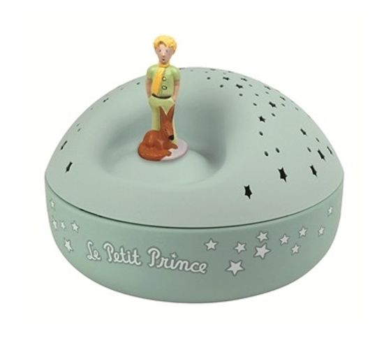 Veilleuse Projecteur D'etoiles Musical Le Petit Prince© Piles Incluses