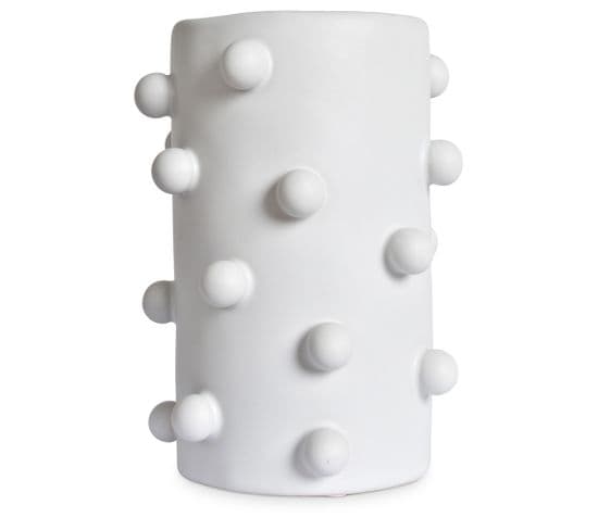 Vase Céramique Boule Blanc