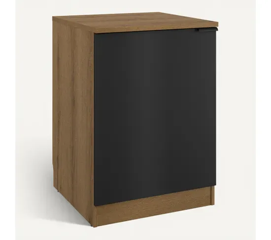 Ensemble Cuisine EDEN - Gris - L.300 cm vue 3/4