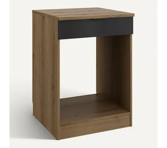 Ensemble Cuisine EDEN - Gris - L.180 cm vue 3/4