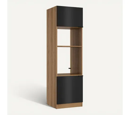 Ensemble Cuisine EDEN - Gris - L.300 cm vue 3/4
