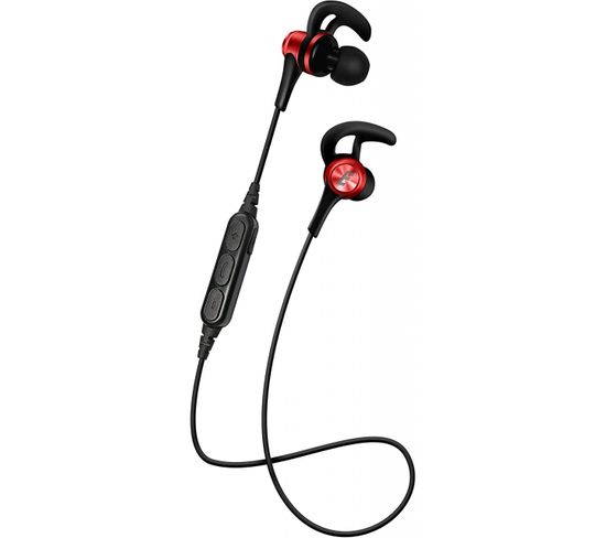 Ecouteurs Sans Fil Sport Hard Case - Ip65 - Bluetooth 5.0 - Autonomie : 5 Heures - Noir/