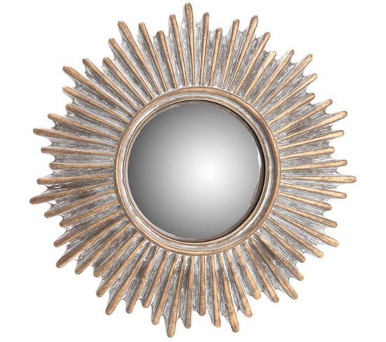 Miroir Soleil En Polyrésine Agathe 20 Cm