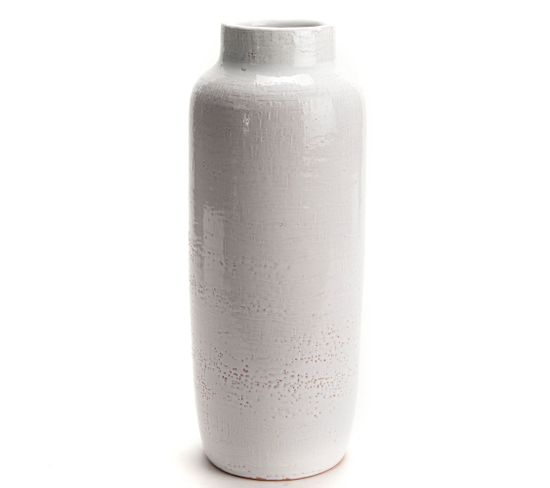 Vase Faro 55 Cm Blanc