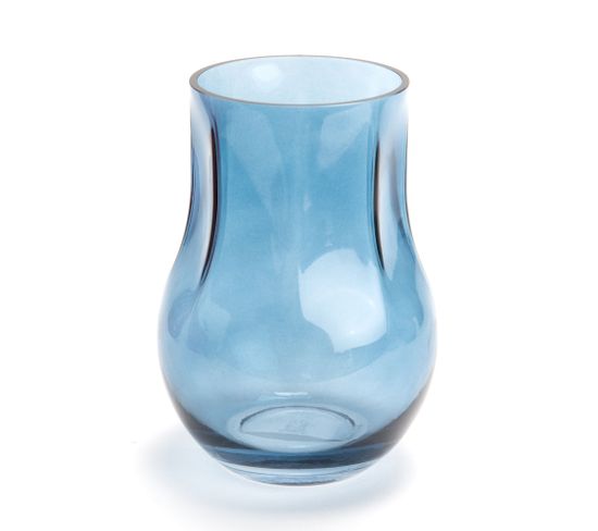 Vase Belly Bleu 16 Cm