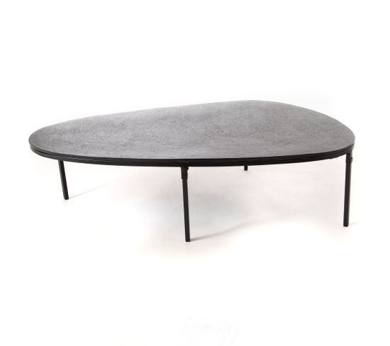 Table Basse Galet Noir