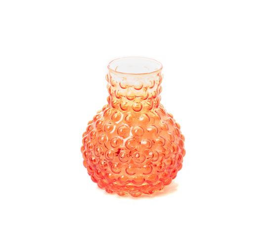 Vase Bulle 15 Cm Orange
