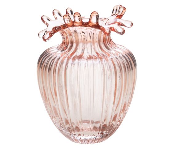Vase Lys Rose 17 Cm