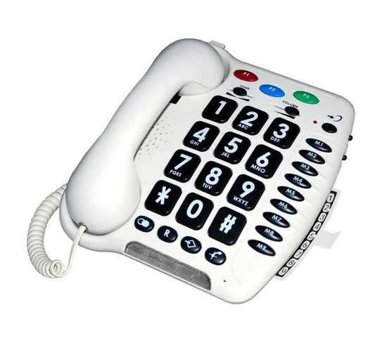 Téléphone Amplifié Pour Malentendant Et Senior (+30db) Geemarc Cl100