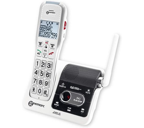 Téléphone Fixe Senior Amplifié Geemarc 595 U.l.e - Avec Blocage D'appels