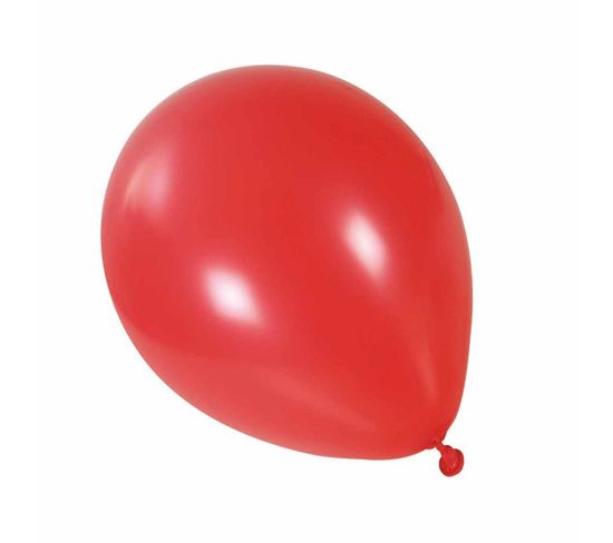 Lot De 10 Ballons En Latex "gonflables" 30cm Rouge